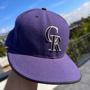 COLORADO ROCKIES FITTED HAT CAP NEW ERA NFL NHL MLB NCAA 7 1/4 SIZE